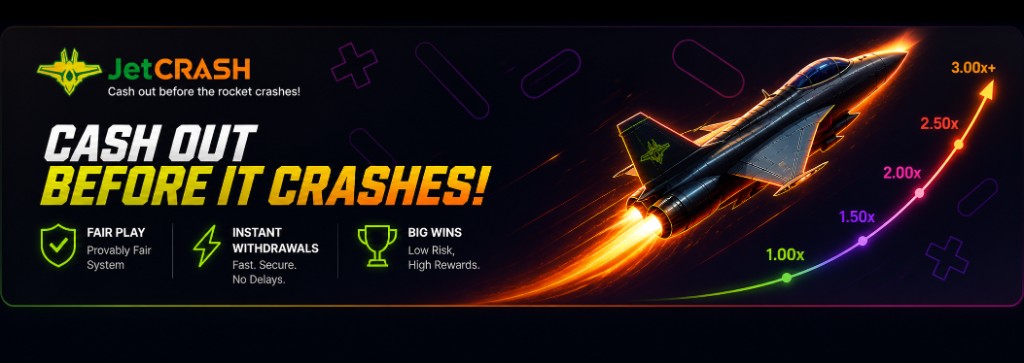 Cash out before it crashes — JetCrash